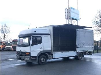 الشاحنات الصغيرة ستائر Mercedes-Benz - Atego 823 L Geflügelpritsche: صور 1