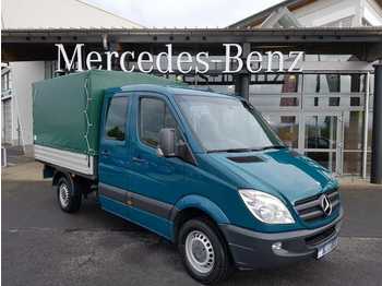 الشاحنات الصغيرة المسطحة, الشاحنات الصغيرة كابينة مزدوجة Mercedes-Benz Spinter 316 CDI DoKa Pritsche/Plane AHK Stdheiz: صور 1