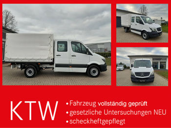 الشاحنات الصغيرة ستائر, الشاحنات الصغيرة كابينة مزدوجة Mercedes-Benz Sprinter 314 CDI DOKA Pritsche,Klima,EURO6: صور 1