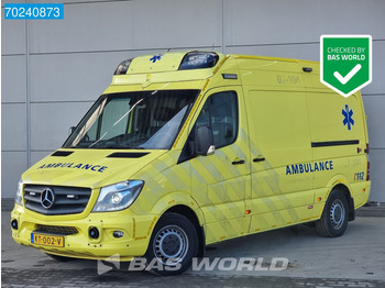 سيارة إسعاف Mercedes-Benz Sprinter 319 CDI Automaat Euro6 Complete NL Ambulance Brancard Ziekenwagen Rettungswagen Krankenwagen Airco Cruise control: صور 1