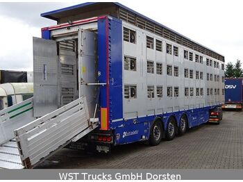 شاحنة نقل المواشي نصف مقطورة Michieletto 3 Stock  Vollausstattung Hubdach: صور 1
