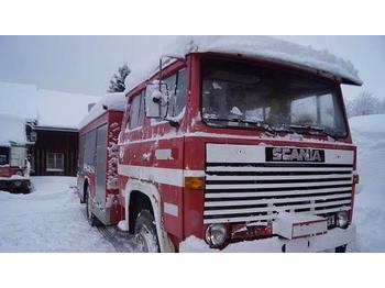Scania 81 Brannbil EU-godkjent (motorredskap) SE VIDEO  - المطافئ