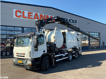 Ginaf C 3130 Hiab 16 ton/meter laadkraan + container Washing - شاحنة القمامة