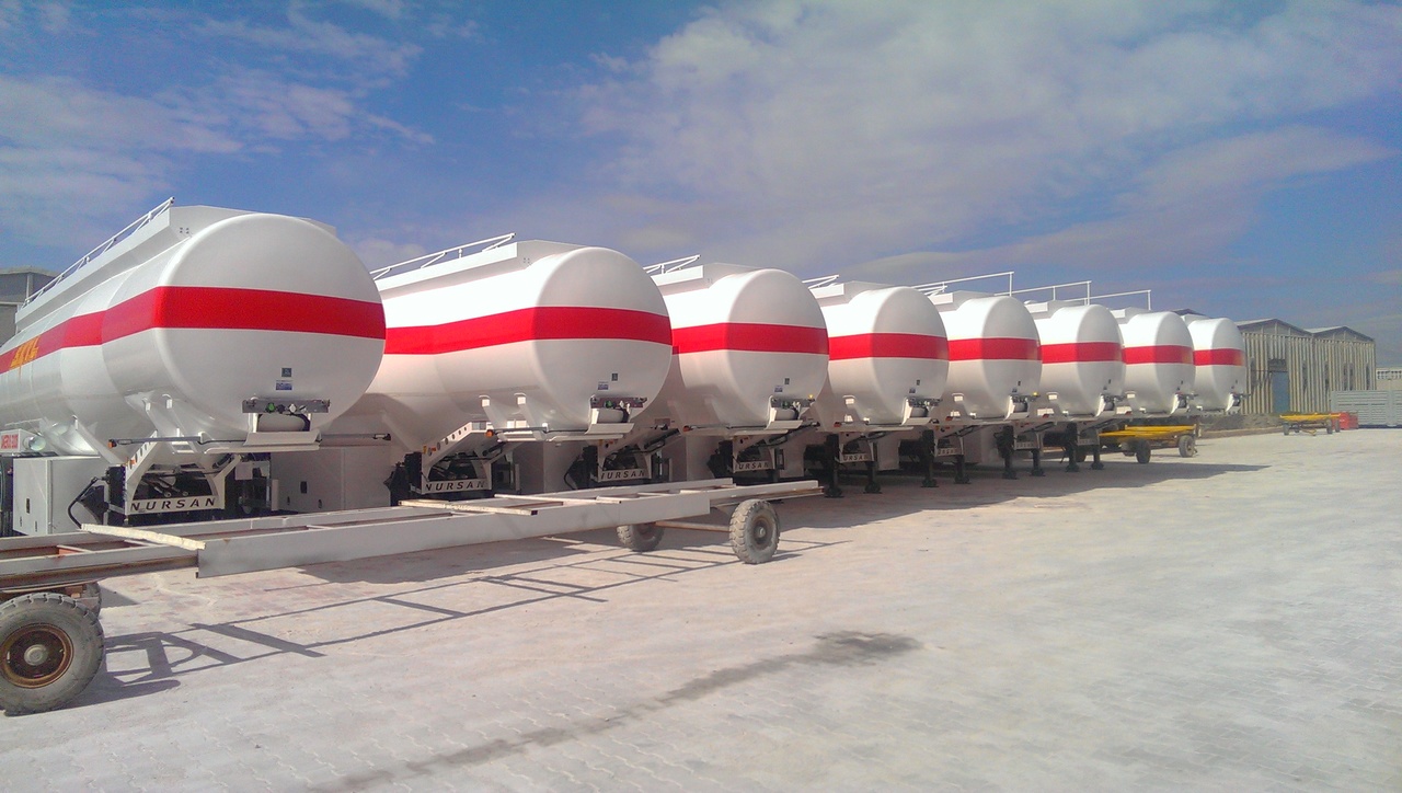 نصف مقطورة صهريج لنقل الوقود جديد NURSAN Steel Fuel Tanker: صور 13