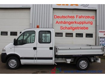 الشاحنات الصغيرة المسطحة, الشاحنات الصغيرة كابينة مزدوجة Opel Movano 2.5 CDTI-7 Sitzer-AHK-Nur 67 TKm Schalter: صور 1
