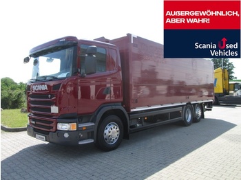 نقل الشراب شاحنة Scania G320LB6X24MNB / Schwenkwandkoffer / Getränkekoffer