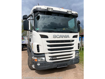 Scania G440 Kran PK21001L Baustoffpritsche + Anhänger  - شاحنات مسطحة, شاحنة كرين: صور 5