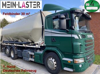 شاحنة صهريج Scania G 400 Feldbinder Silo 30m³ 6x2 1. Hand Klima: صور 1
