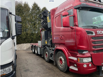 شاحنات مسطحة, شاحنة كرين Scania R520: صور 3
