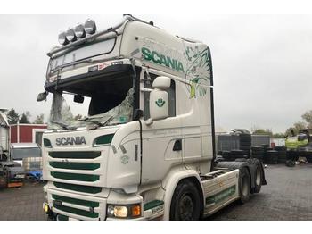 شاحنة جرار Scania R580 - V8 - 6x2 - HYDRALIC - DAMAGE: صور 1