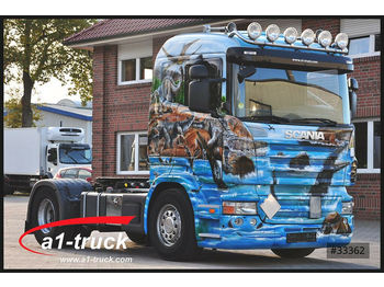 شاحنة جرار Scania R 380 Kipphydraulik, Motor leckt Diesel !!: صور 1
