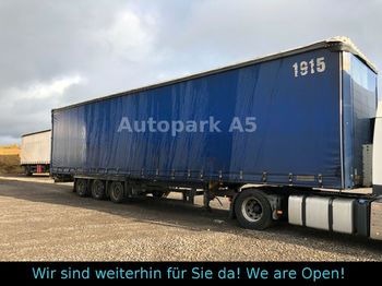 الخيمة نصف مقطورة Schmitz Cargobull SCS24 Pritsche + Plane SAF-Achsen