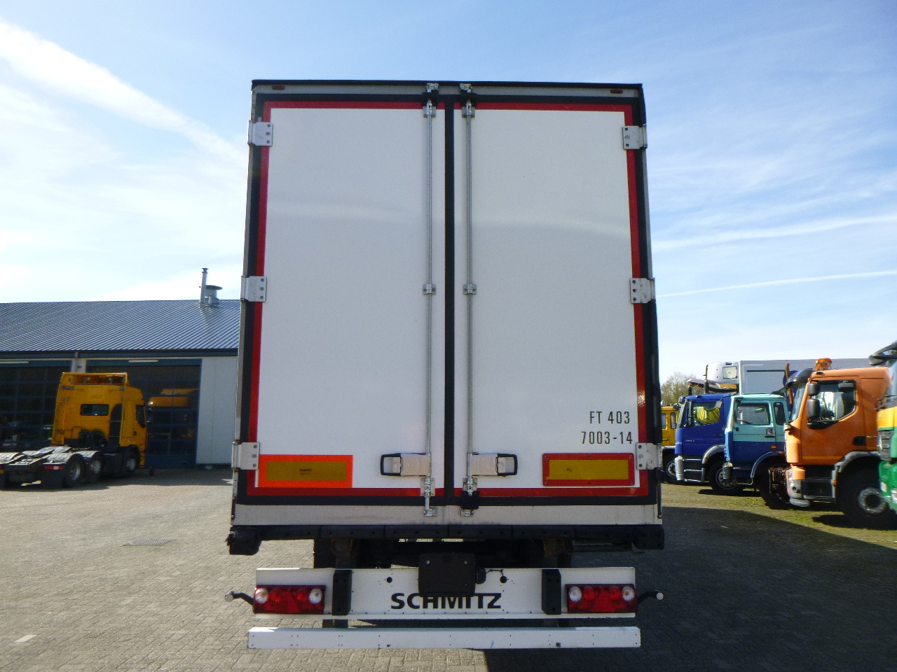 مبردة نصف مقطورة Schmitz Frigo trailer + Carrier Vector 1550: صور 5