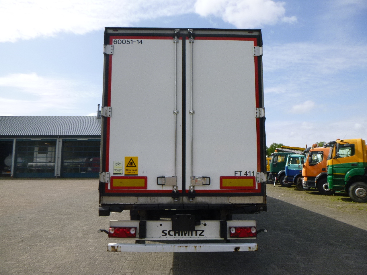مبردة نصف مقطورة Schmitz Frigo trailer + Carrier Vector 1550: صور 6