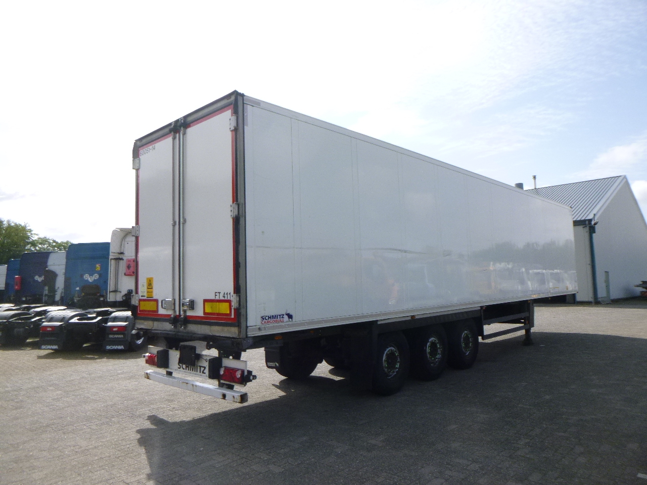 مبردة نصف مقطورة Schmitz Frigo trailer + Carrier Vector 1550: صور 4