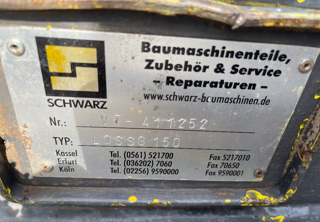 مخلبي - آلات البناء Schwarz Lossg 150: صور 3