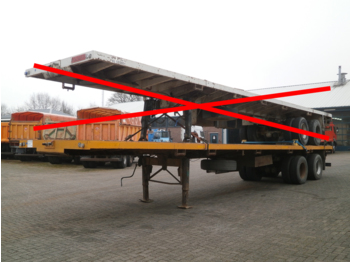 Traylona 2-axle platform trailer 50000 kg / extendable 22 m - نصف مقطورة مسطحة
