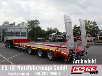 ES-GE 3-Achs-Satteltieflader mit Radmulden  - عربة مسطحة منخفضة نصف مقطورة