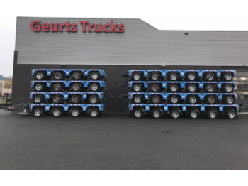 KAMAG- SHEUERLE K 25 K 25 MODULE 40 AXEL LINES - عربة مسطحة منخفضة نصف مقطورة