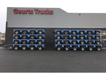 KAMAG- SHEUERLE K 25 K 25 MODULE 40 AXEL LINES - عربة مسطحة منخفضة نصف مقطورة