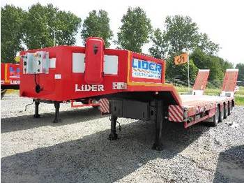 LIDER LD07 86 Ton Quad/A - عربة مسطحة منخفضة نصف مقطورة