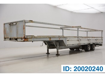 Titan Low bed trailer - عربة مسطحة منخفضة نصف مقطورة