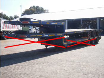 Traylona 3-axle lowbed trailer 35000 KG - عربة مسطحة منخفضة نصف مقطورة