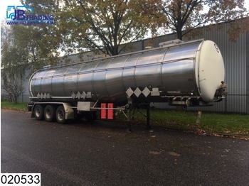 Burg Chemie 48600 Liter, Tank heater, ADR 28-11-2017,Max 4 Bar, 100c, 3 Compartments, Isolated - نصف مقطورة صهريج