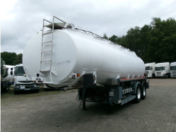 Caldal Fuel tank alu 25 m3 / 6 comp + pump - نصف مقطورة صهريج