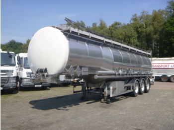 Dijkstra Chemical tank inox 37.5 m3 / 5 comp - نصف مقطورة صهريج