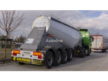 صهريج نصف مقطورة EMIRSAN 4 Axle Cement Tanker Trailer