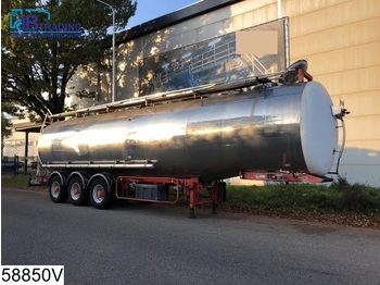 MAISONNEUVE Chemie 45177 liter,  isolated tank, 3 Compartments, Steel suspension - نصف مقطورة صهريج