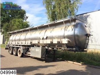 Magyar Chemie RVS tank, 27000 Liter, 15 Compartments, 2 Hydraulic pumps, Max 4 bar, 50c - نصف مقطورة صهريج