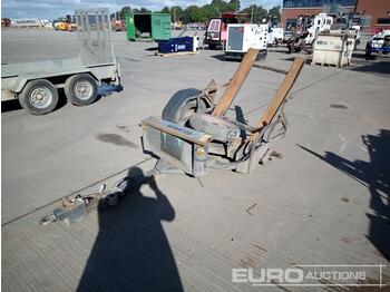 مقطورة لنقل المعدات Single Axle Trailer to suit Pedestrian Roller: صور 1