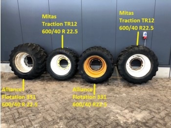 Mitas / Alliance Wheels, 600/40 R22.5 - الإطارات