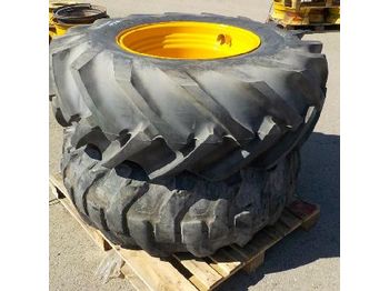  16.5/85-24 Tyres &amp; Rims to suit JCB Telehandler (2 of) - الإطارات والجنوط