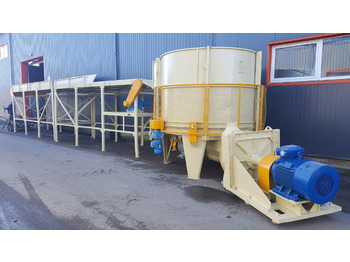الأدوات والمعدات Straw cutting line with a hammer mill