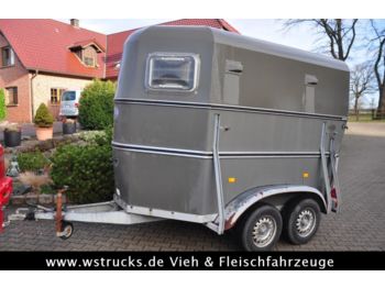 Böckmann Vollpoly 2 Pferde  - شاحنة نقل المواشي مقطورة