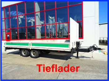 Blomenröhr  Tandem- Pritsche- Tieflader  - عربة مسطحة منخفضة مقطورة