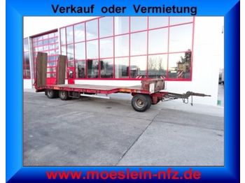 Goldhofer 3 achs Tieflader Anhänger  - عربة مسطحة منخفضة مقطورة