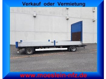 Krone 2 Achs Jumbo  Anhänger  Tieflader  - عربة مسطحة منخفضة مقطورة
