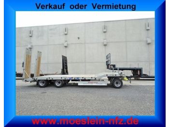Möslein 3 Achs Tieflader  Anhänger, Wenig Benutzt  - عربة مسطحة منخفضة مقطورة