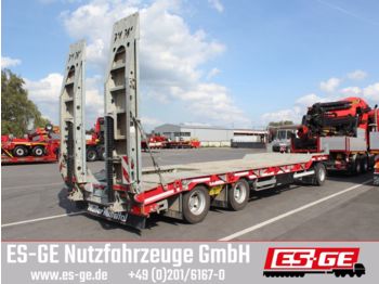 Müller-Mitteltal 3-Achs-Tieflade-Anhänger mit Rampen  - عربة مسطحة منخفضة مقطورة