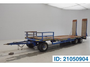 عربة مسطحة منخفضة مقطورة Renders Low bed trailer