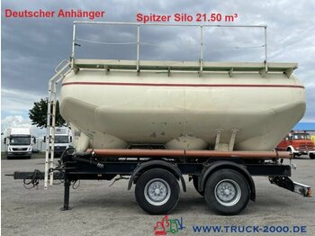  Tonne Spitzer Silo 21.50 m³ Staub.- Rieselgüter - مقطورة صهريج