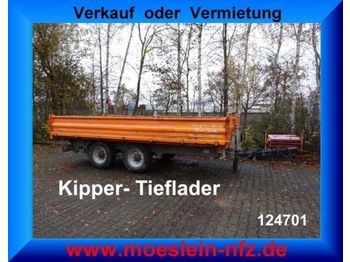 Obermaier 14 T Tandemkipper  Tieflader  - قلابة مقطورة