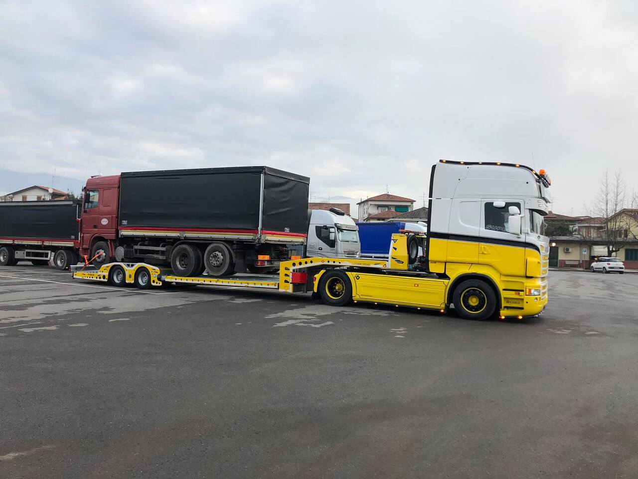 شاحنة نقل سيارات نصف مقطورة لنقل المعدات الثقيلة جديد VEGA-S (2 AXLE TRUCK CARRIER): صور 16