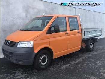 الشاحنات الصغيرة المسطحة Volkswagen T 5 Doka-Pritsche, 1,9 TDI, AHK, Standh. TÜV bis 06.2023