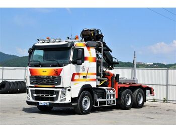 شاحنة قطع الأشجار, شاحنة كرين Volvo FH 16 750 Holztransporter * 6x4 ! Top Zustand !: صور 1