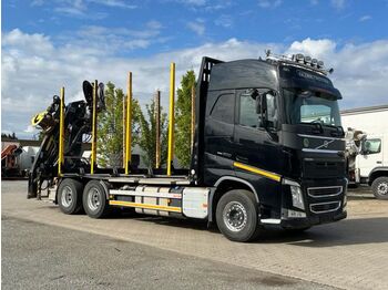 شاحنة قطع الأشجار, شاحنة كرين Volvo FH 500 6x4 Holztransporter Kurzholz: صور 2
